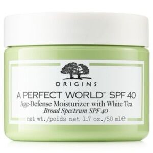 Origins A Perfect World SPF 40 Moisturizer - Green and White